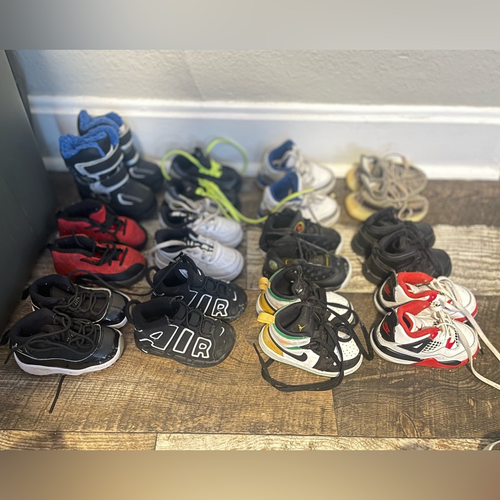 Gently worn shoes, size 5 toddler.  $20-$30 basic on quality.